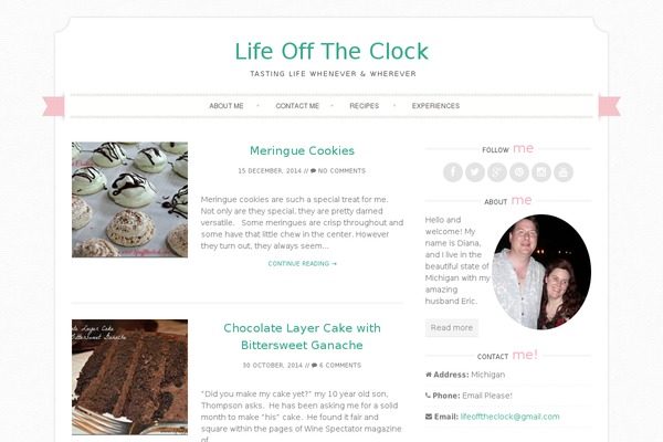 Sugar and Spice theme site design template sample