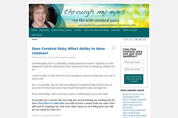 WordPress website example screenshot