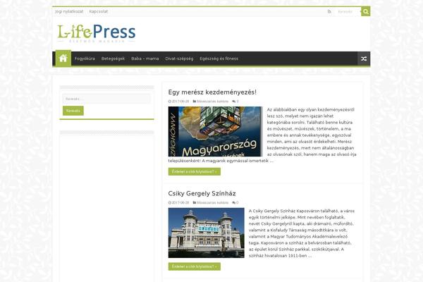 lifepress.hu site used Lifepress-child