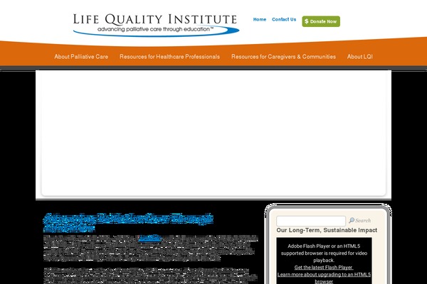 lifequalityinstitute.org site used Lqi
