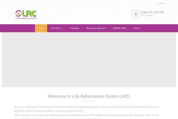 lifereformationcentre.org site used Blessing