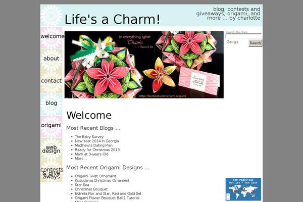 lifesacharm.net site used Charm_pastel_sunflower