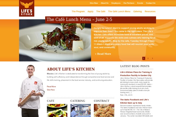 lifeskitchen.org site used Lifeskitchenv2