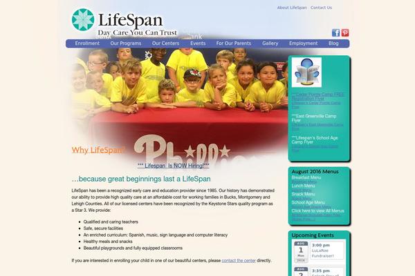 lifespanchildcare.org site used Lifespan