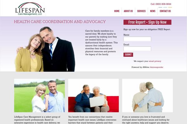 lifespan theme websites examples