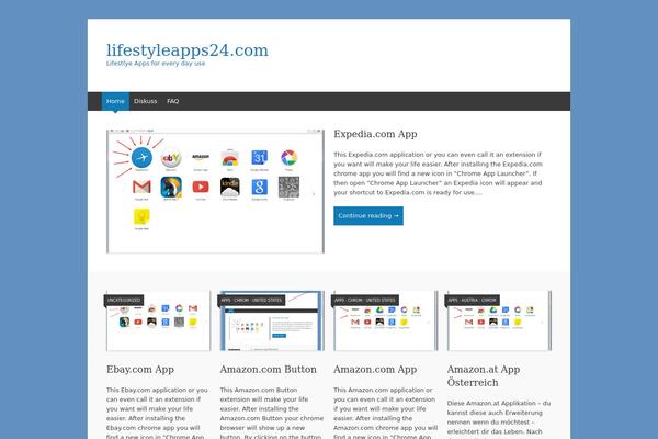 Expound theme site design template sample