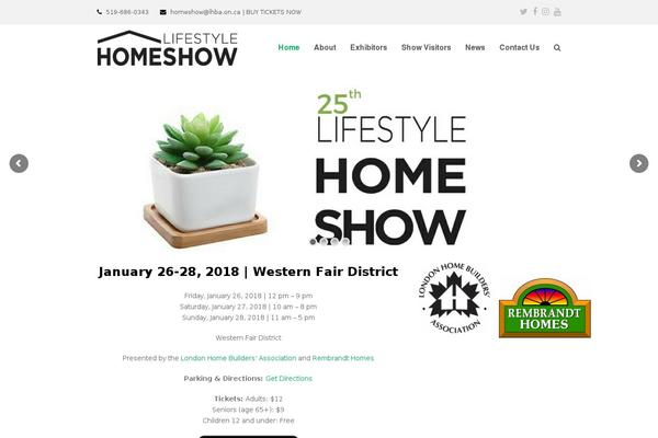 WordPress website example screenshot