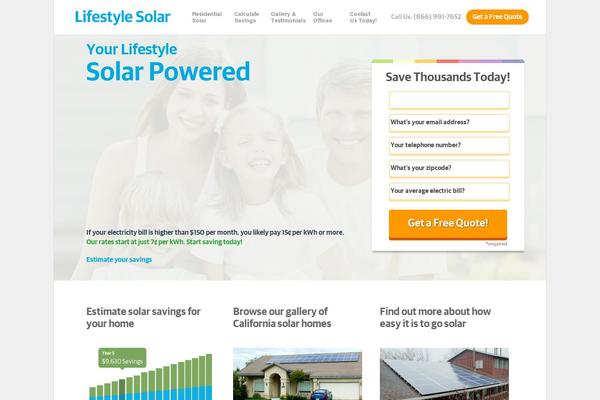 lifestylesolarinc.com site used Lifestylesolar