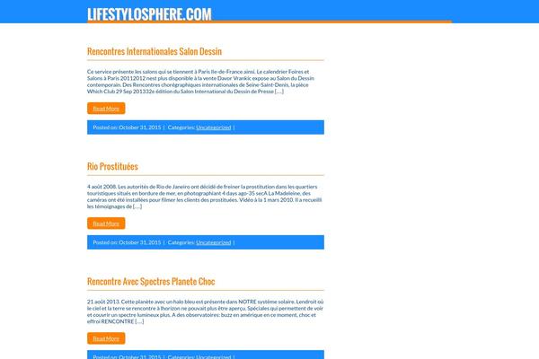 lifestylosphere.com site used Orangi