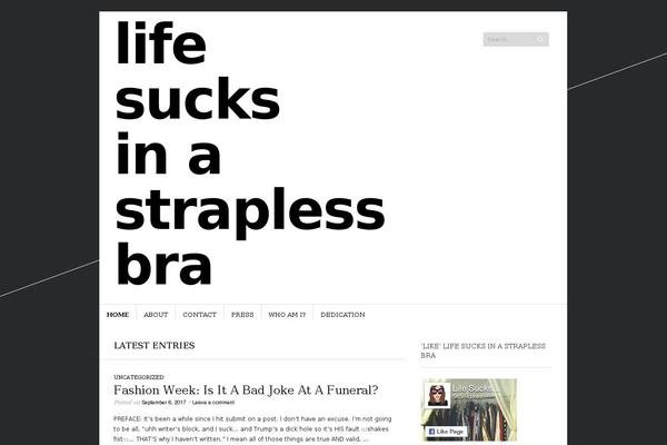 lifesucksinastraplessbra.com site used Annamaria