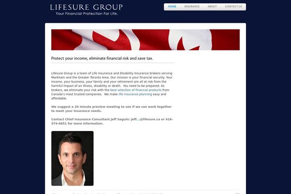 lifesure.ca site used Breeze19