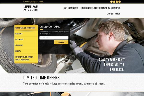 lifetimeautomotivecenter.com site used Lifetimeautometive