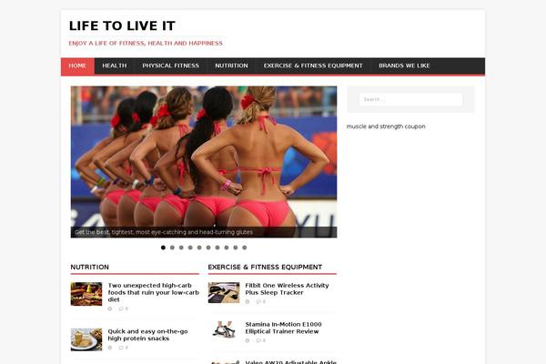 MH Magazine lite theme site design template sample