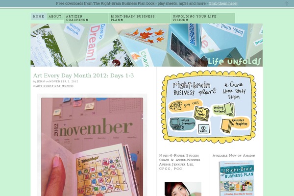 WordPress website example screenshot