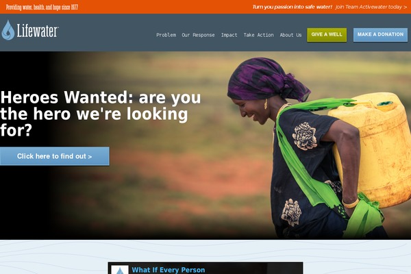 WordPress website example screenshot
