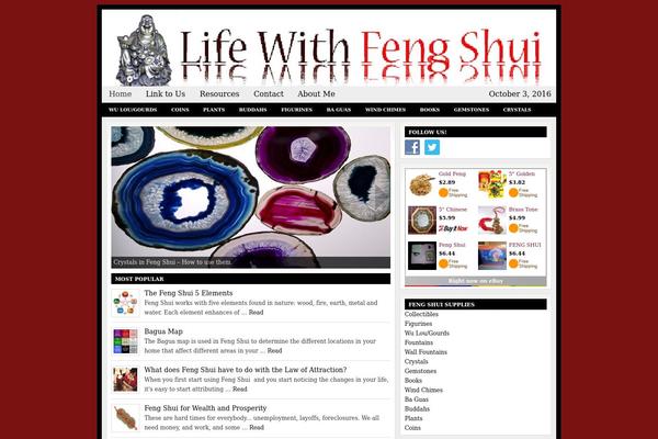 lifewithfengshui.com site used Fengshuicustom