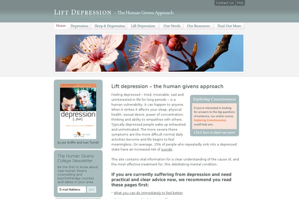 lift-depression.com site used Default