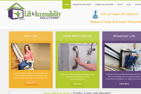 liftandaccessibilitysolutions.com site used Lift