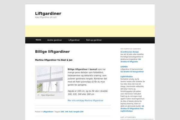 WordPress website example screenshot