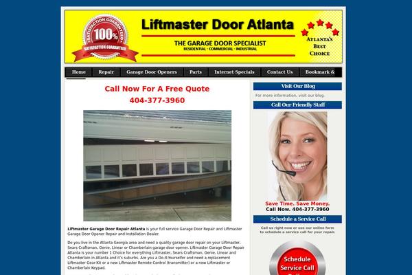 liftmasterdooratlanta.com site used ModXBlog