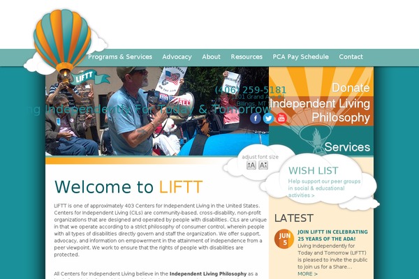 liftt.org site used Liftt