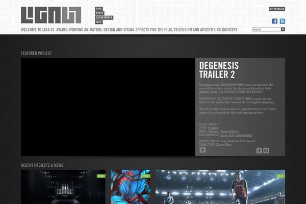 liga01 theme websites examples