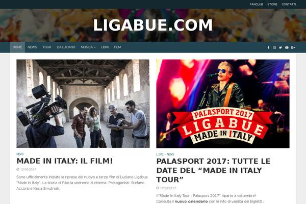 ligabue.com site used Herald