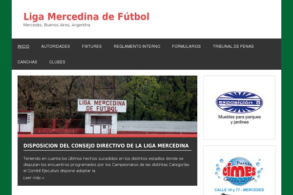 WordPress website example screenshot