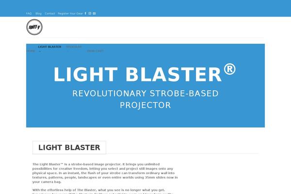 light-blaster.com site used Versi