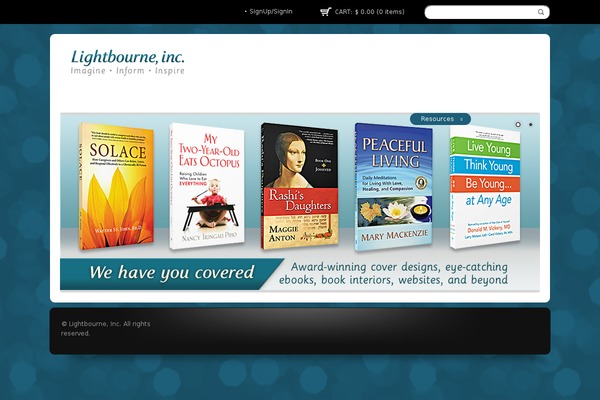 lightbourne.com site used Bookwise