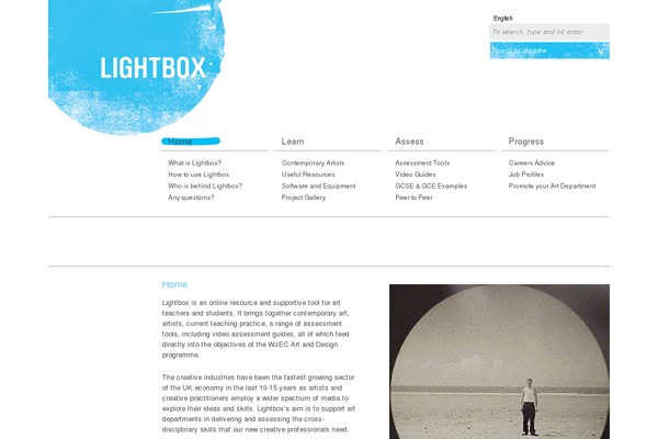 lightboxresource.co.uk site used Lightbox