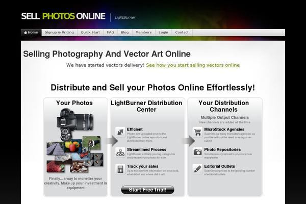 WordPress website example screenshot