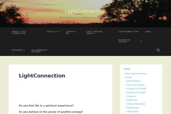 lightconnection.org site used Baskerville