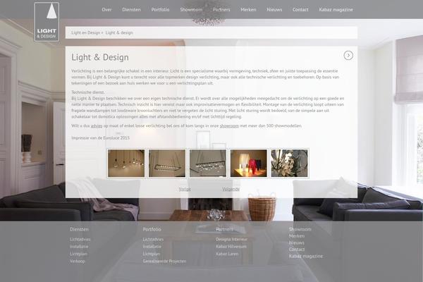 lightendesign.nl site used Lightendesign