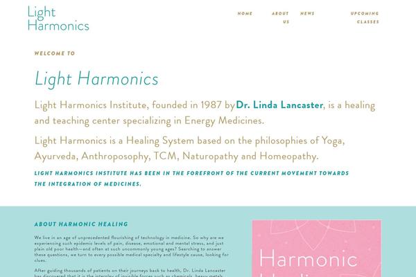 lightharmonics.com site used Mosaic-sections-theme