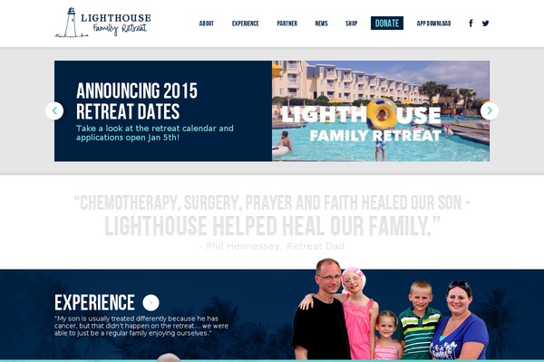 lighthousefamilyretreat.org site used Srg_custom