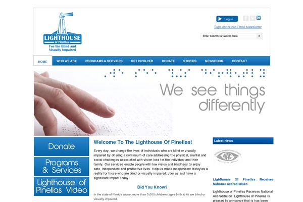 lighthouseofpinellas.org site used Theme1420