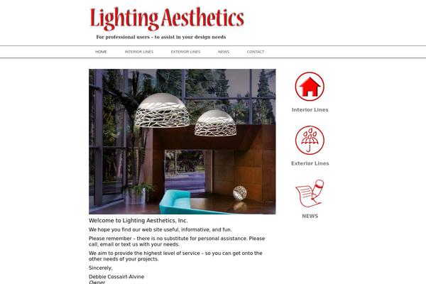 lightingaesthetics.com site used Lightingaestheticstheme
