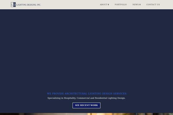 X Child theme site design template sample
