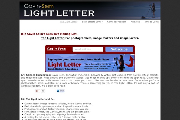 lightletter.com site used Twentyten-f164