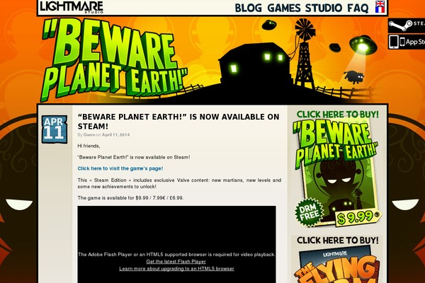 lightmare-studio.com site used Lightmaretheme