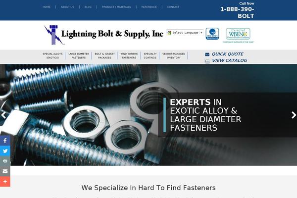 lightningboltandsupply.com site used Lightningbolt