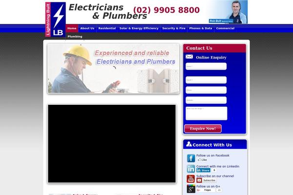 lightningbult.com.au site used Bult