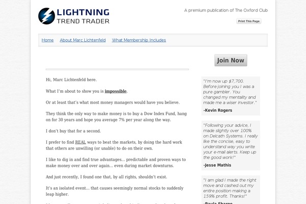 lightningtrendtrader.com site used Micro