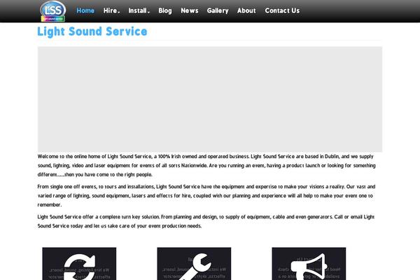 lightsoundservice.ie site used Lss