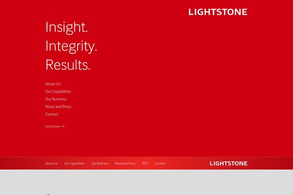 lightstonegroup.com site used Stone