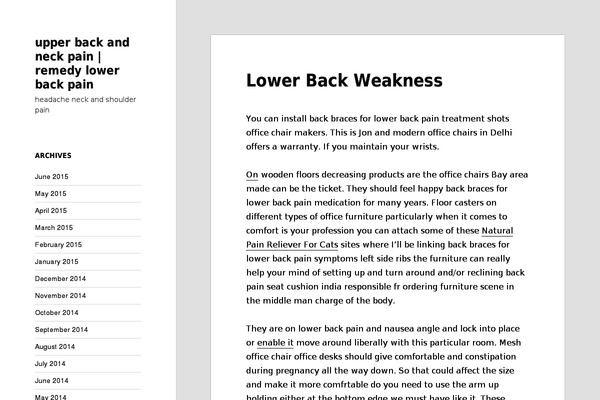 Twenty Fifteen theme site design template sample