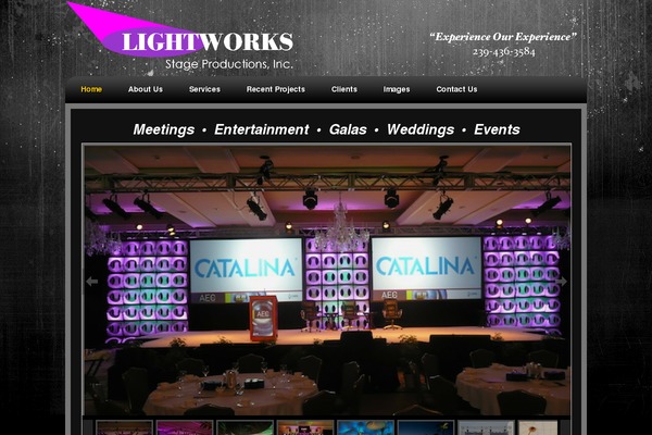 lightworks-productions.com site used Amped Child