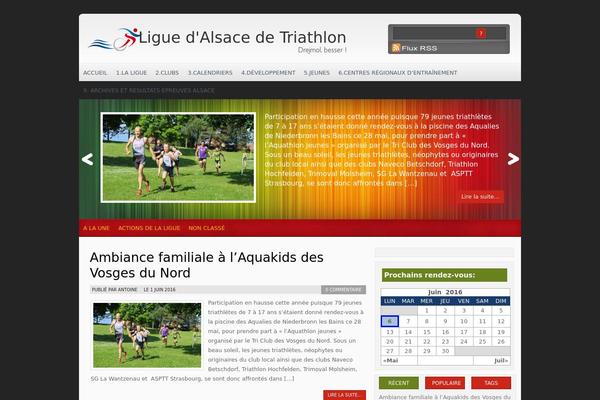 ligue-alsace-triathlon.org site used Multichrome