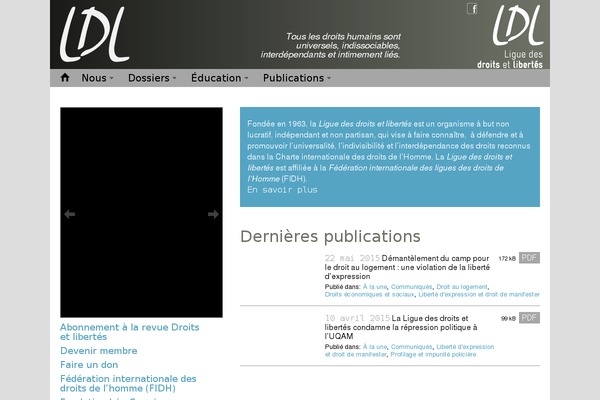 WordPress website example screenshot